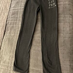 Womens Hollister grey drawstring sweatpants